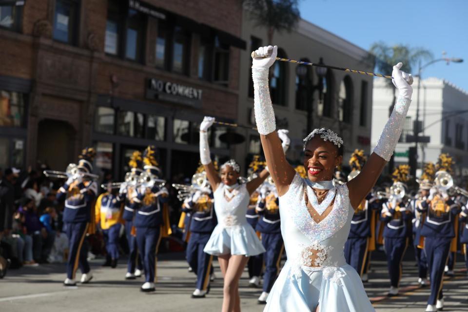 North Carolina A&T University dancers perform