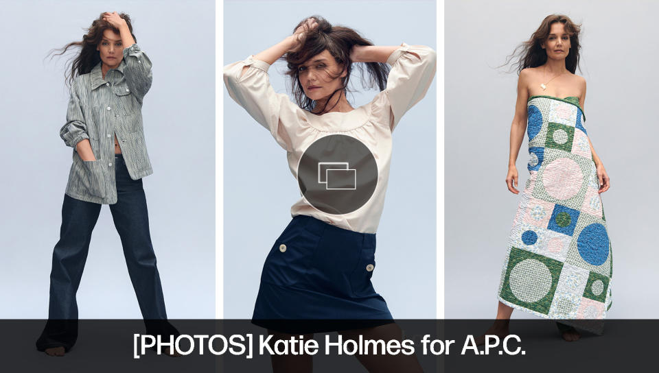 Katie Holmes for APC 2024, clothing collection collaboration, Interaction #24