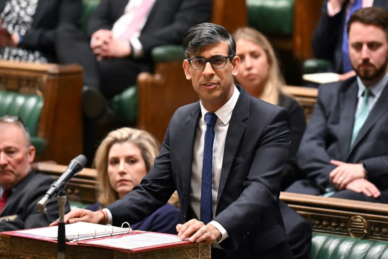 Prime Minister Rishi Sunak made a full apology on Monday (JESSICA TAYLOR)