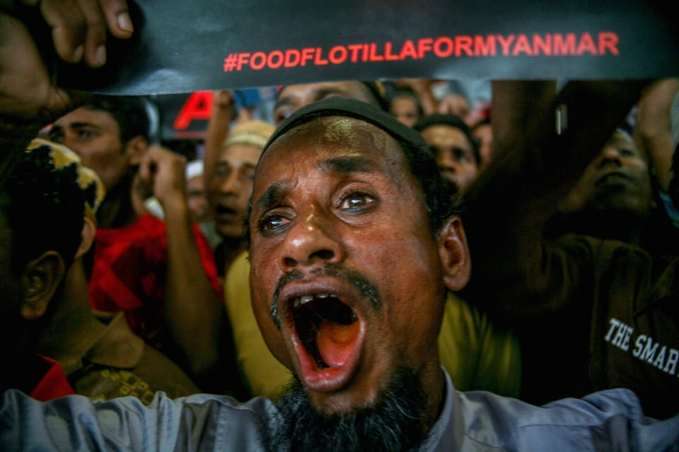 Protests against the Rohingya crackdown in Myanmar, Malaysia