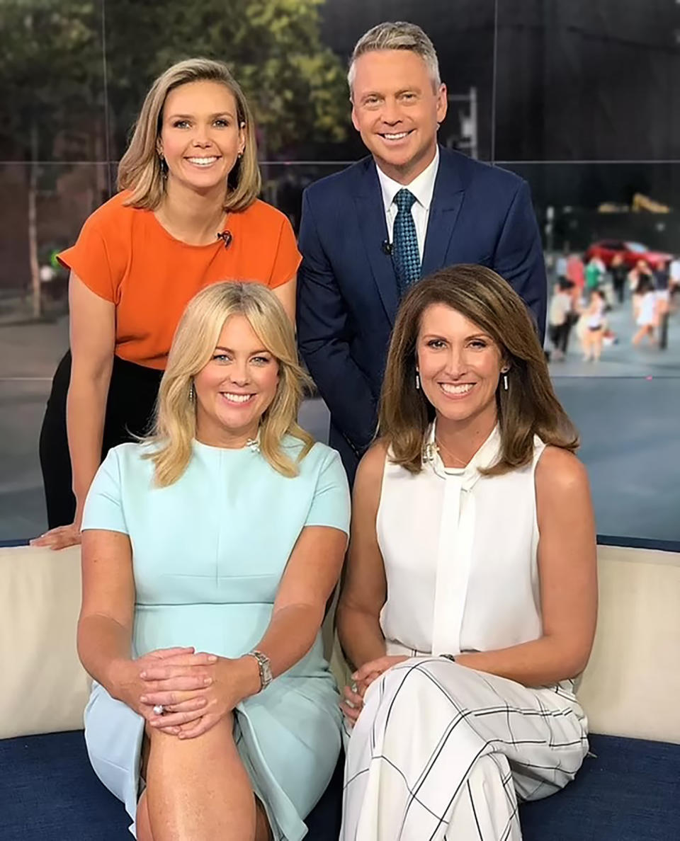 Sunrise hosts Edwina Bartholomew, Nathan Templeton, Samantha Armytage and Natalie Barr