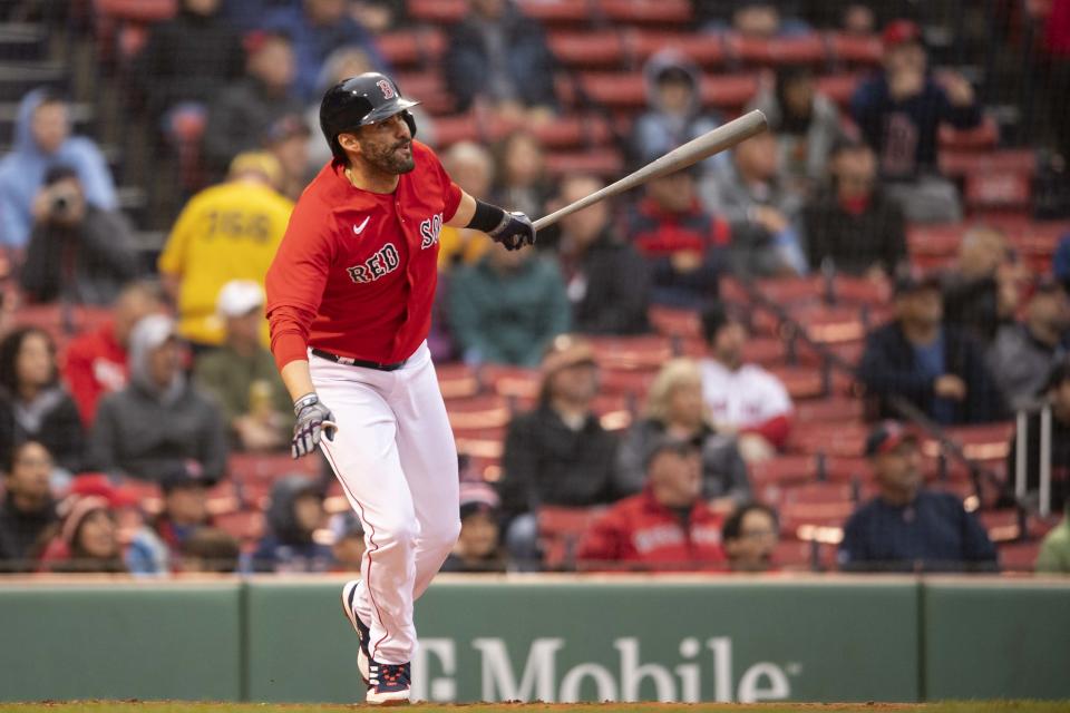 J.D. Martinez新賽季轉戰洛杉磯道奇。（Photo by Billie Weiss/Boston Red Sox/Getty Images）