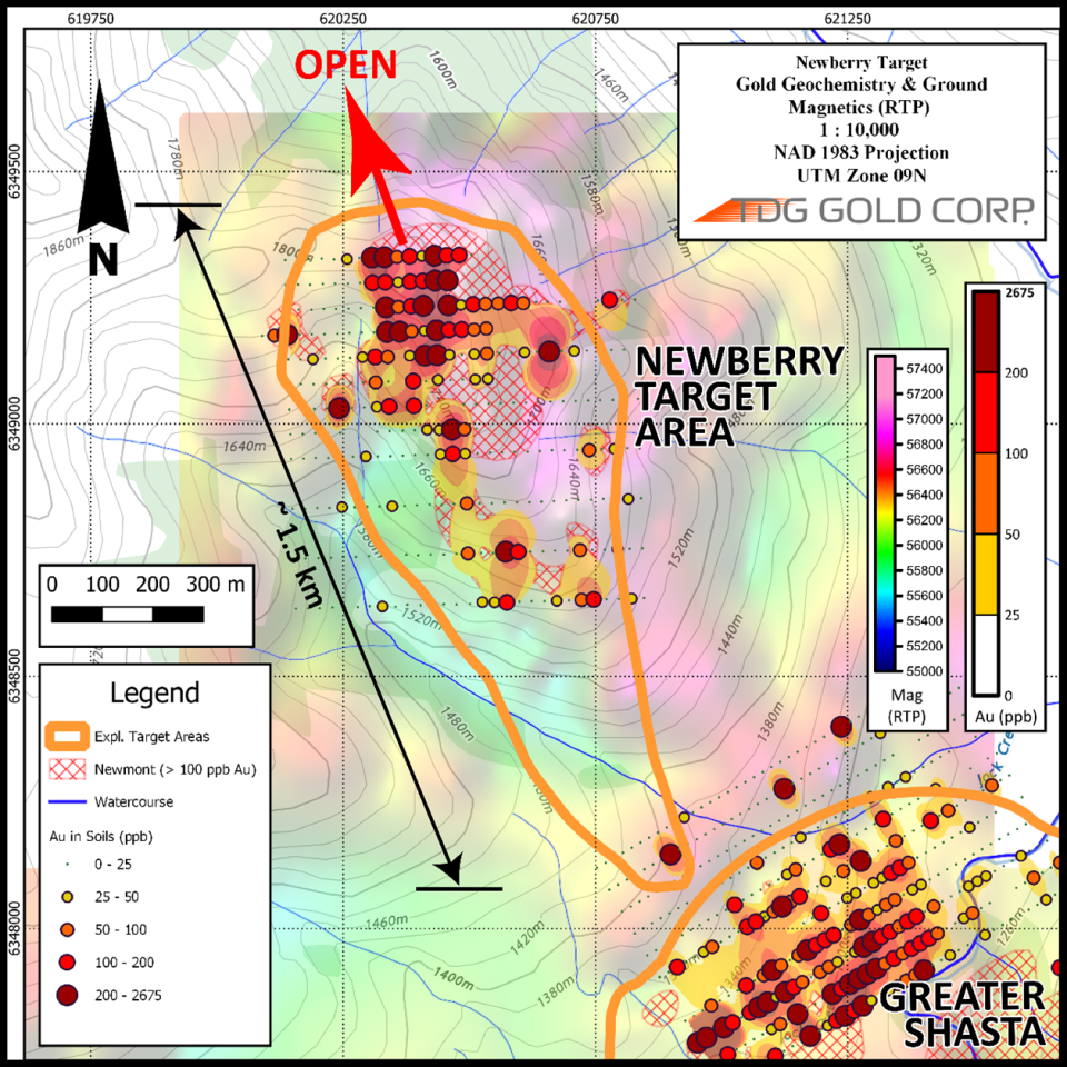 TDG Gold Corp., Tuesday, January 24, 2023, Press release picture