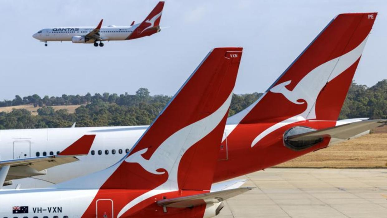 Qantas allegedly misled customers by advertising tickets for more than 8000 flights that it had already cancelled. Picture: NCA NewsWire / David Geraghty
