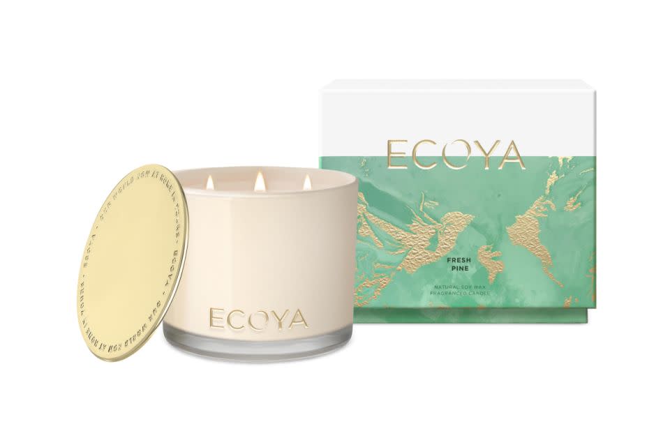 Ecoya's Fresh Pine candle. Source: Ecoya