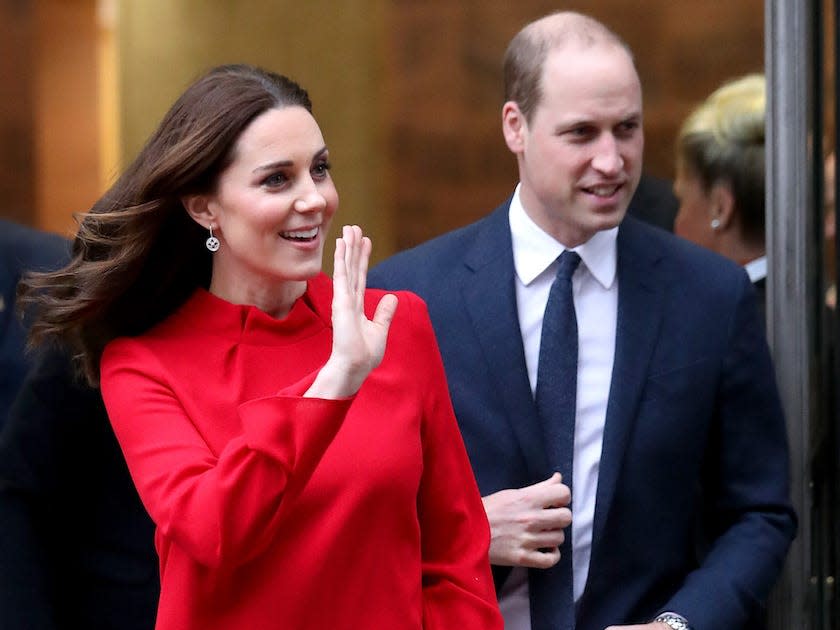 Kate Middleton and Prince William.