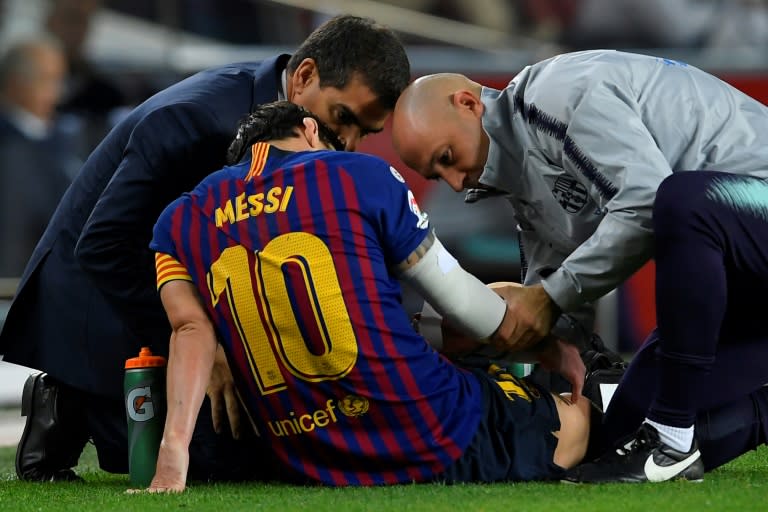 The sight of Lionel Messi on the ground during Barca's win over Sevilla prompted reactions inside Camp Nou normally reserved for the conceding of goals