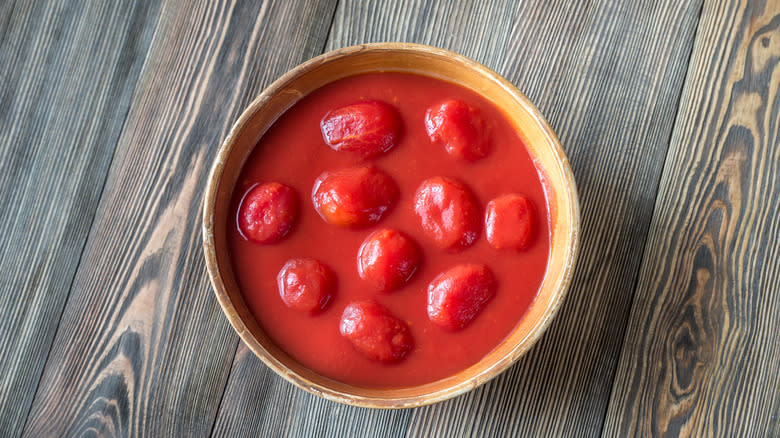 Canned tomatoes