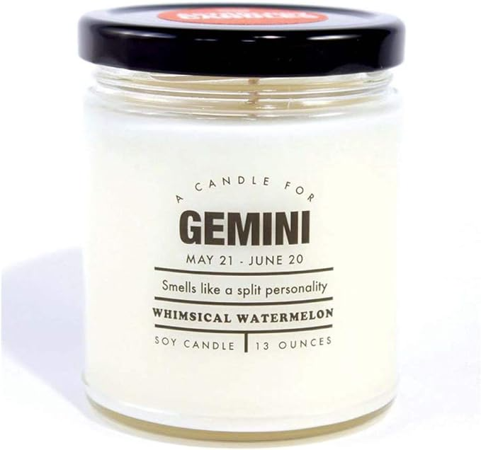 Whiskey River Soap Co. 13oz Gemini Astrology Candle