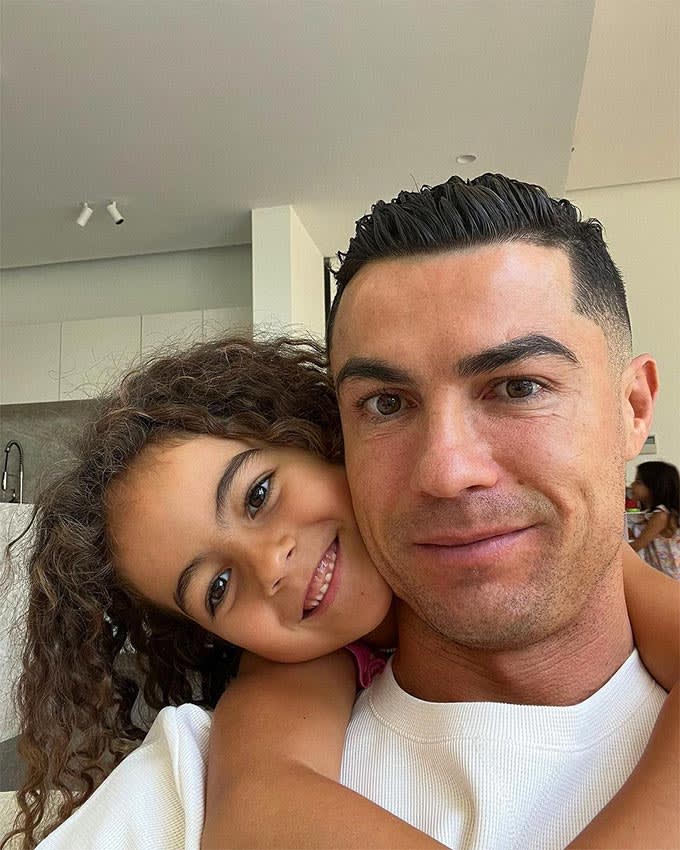 Alana Martina y Cristiano Ronaldo