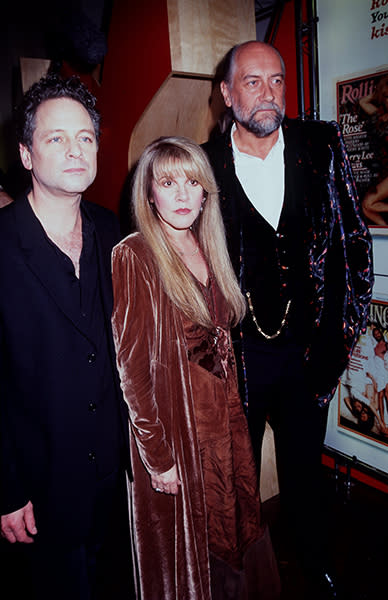 With Lindsay Buckingham & Mick Fleetwood in 1998