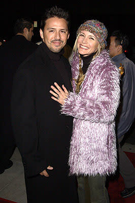 DeDee Pfeiffer and husband at the Beverly Hills premiere of I Am Sam