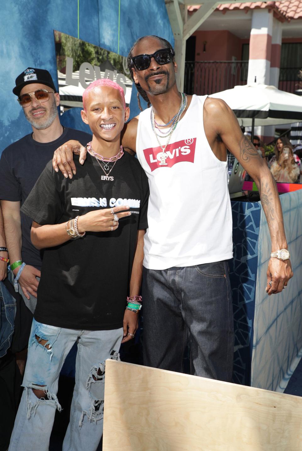 <h1 class="title">Jaden Smith and Snoop Dogg</h1><cite class="credit">Photos: Courtesy of Levi’s</cite>