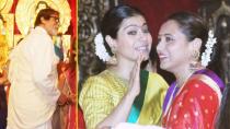 Celebs spotted at Durga Puja