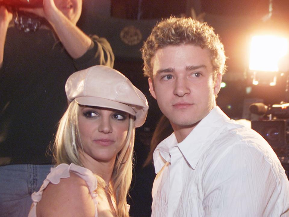 Britney Spears and Justin Timberlake in 2002Getty Images