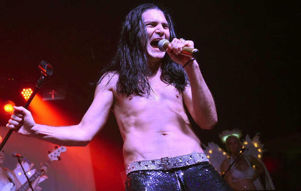 Corey Feldman raised eyebrows during a recent performance. Source: Getty