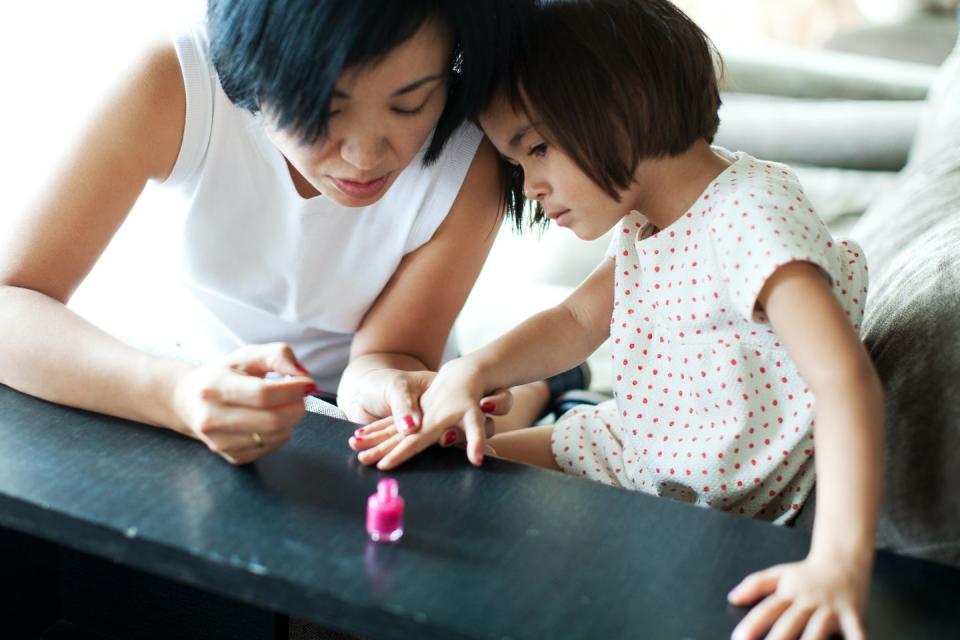 22) Set up an at-home nail salon.