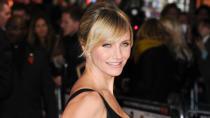 <p>After traveling all over the world for her modeling career, Cameron Diaz auditioned for a part in "The Mask" in 1994, despite having no acting experience. Cast as the female lead, her career really took off with starring roles in "My Best Friend's Wedding" and "There's Something About Mary." At her career height, her minimum salary ranged from $10 million to $20 million for a starring role according to Celebrity Net Worth.</p> <p>Despite her success, Diaz hasn’t appeared on the silver screen since starring in the 2014 film “Annie." In a 2018 Entertainment Weekly interview, she revealed her decision to retire from acting. Now a businesswoman, she’s the co-founder of Avaline, a clean wine brand.</p> <p>She has been married to singer Benji Madden since 2015. In January 2020, she announced the birth of their first child, daughter Raddix, on Instagram.</p> <p><small>Image Credits: Featureflash Photo Agency / Shutterstock.com</small></p>