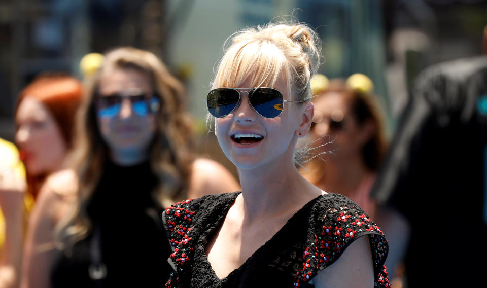 Cast member Anna Faris attends the premiere for 