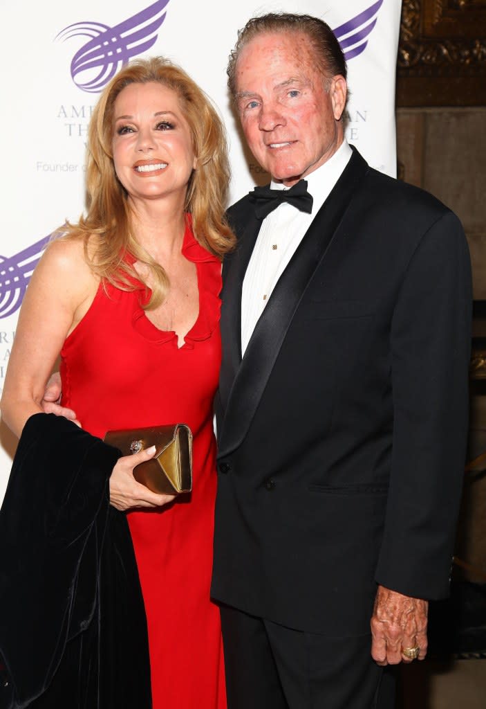 Kathie Lee and Frank Gifford attend the American Theatre Wing’s 2009 Spring Gala in NYC. Getty Images