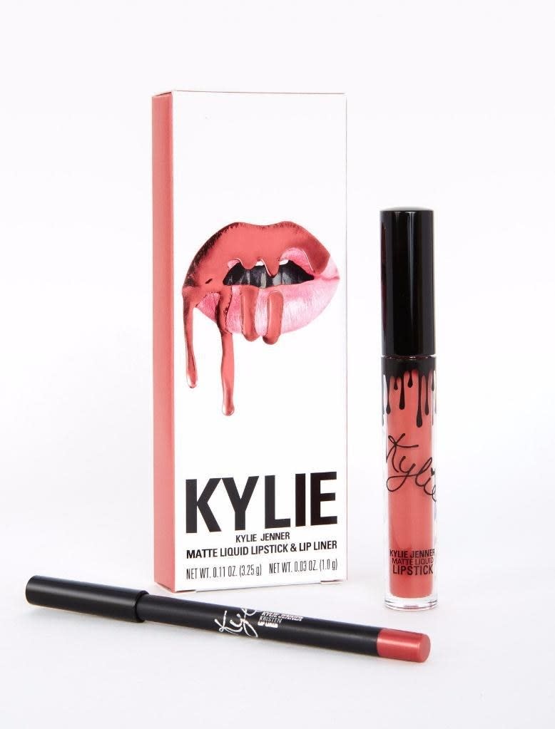 Shop Now: Kylie Cosmetics Lip Kit in Kristen, $29, available at Kylie Cosmetics.