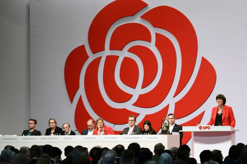 Social Democratic Party (SPD) meeting in Berlin