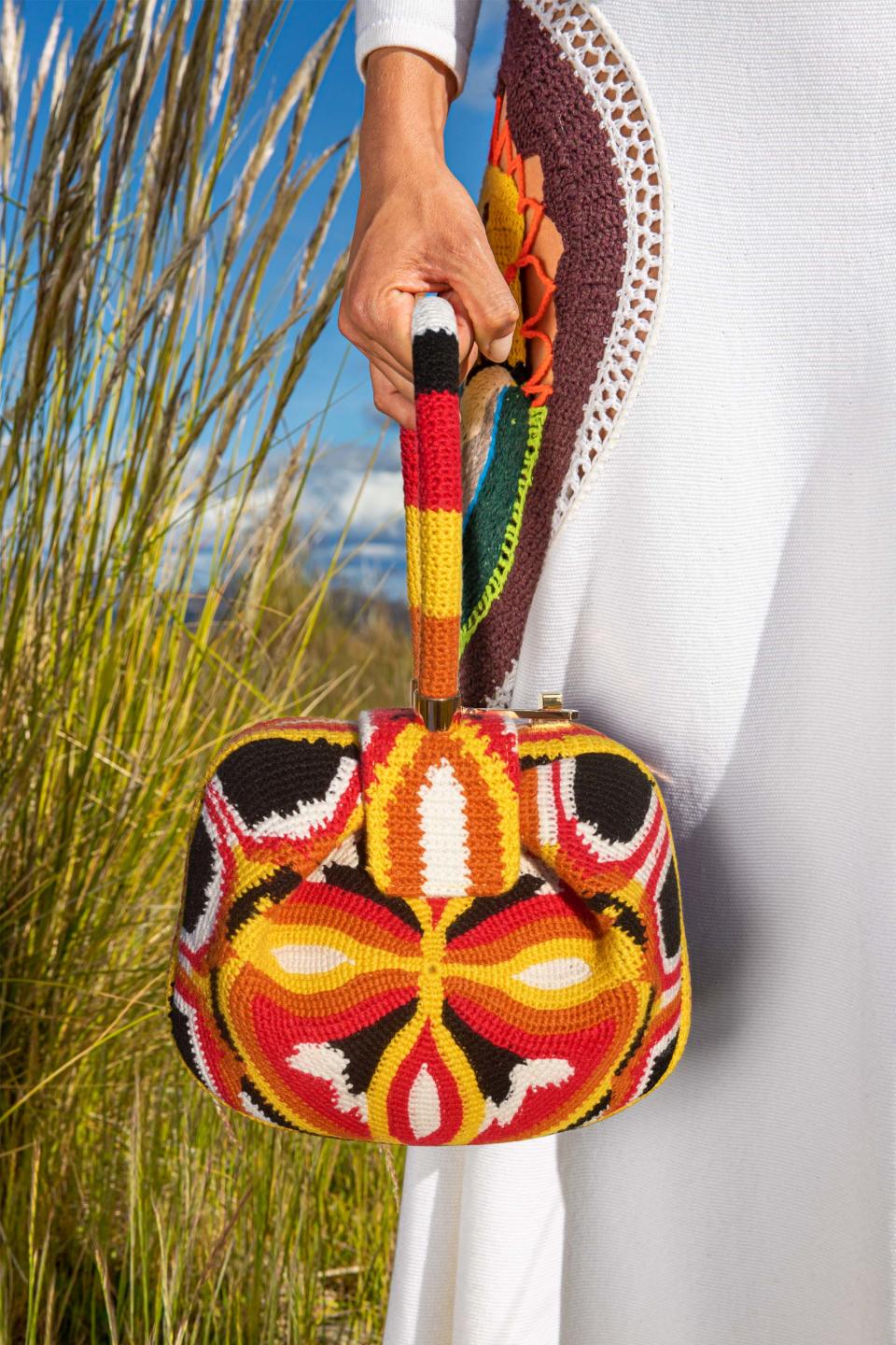 A Gabriela Hearst crochet bag. - Credit: Courtesy of Gabriela Hearst