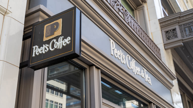 Peet's coffee storefront