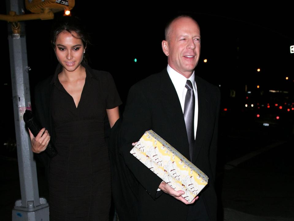 Emma Heming Willis and Bruce Willis in 2008.