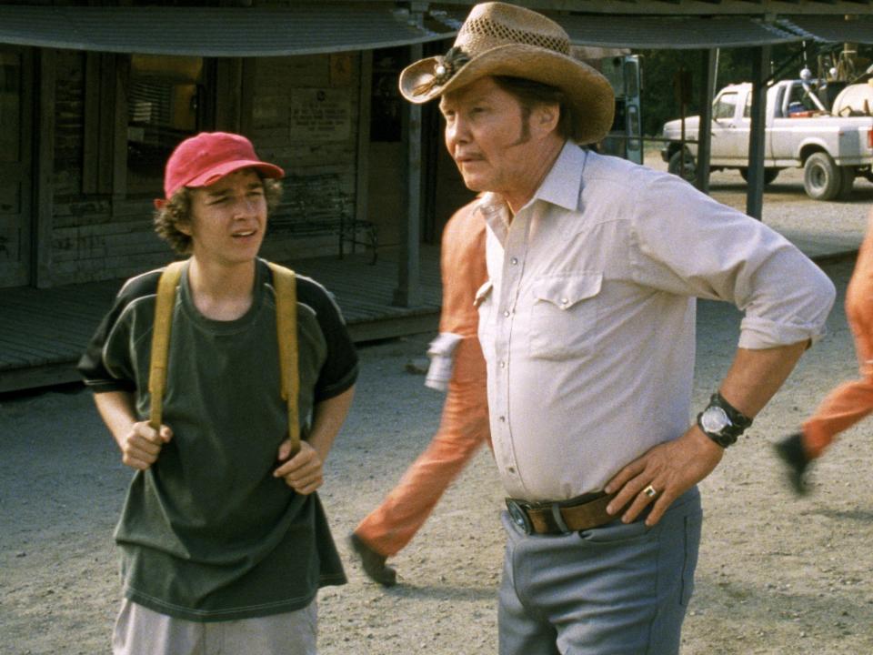 Shia LaBeouf and Jon Voight in the 2003 film "Holes."