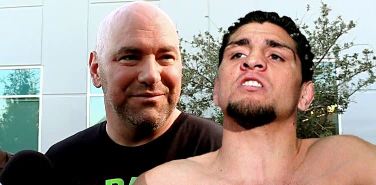 Dana White and Nick Diaz