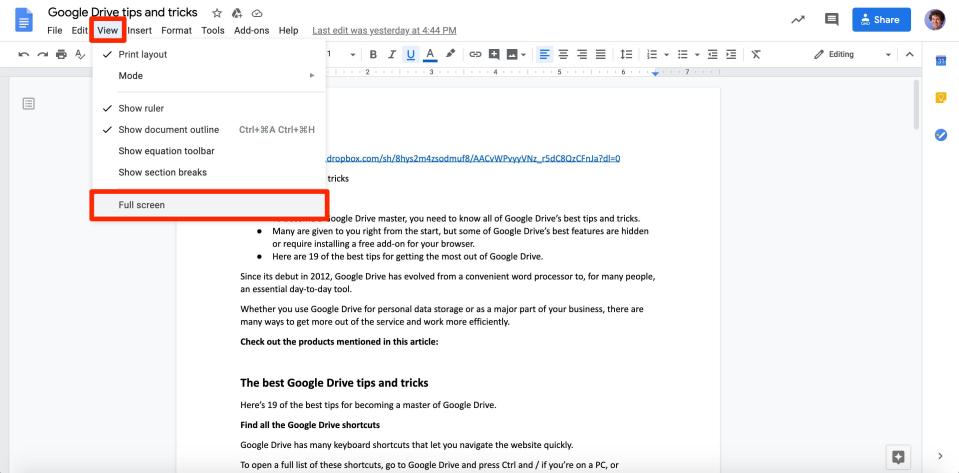 Google Drive tips and tricks 14