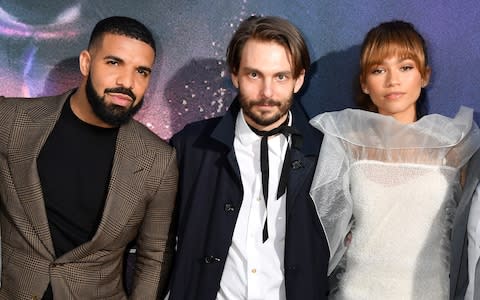 Drake, Sam Levinson and Zendaya at the Euphoria premiere   - Credit: Jeff Kravitz/FilmMagic, Inc