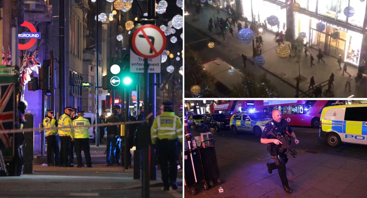 Oxford Circus station evacuated and armed police on the scene