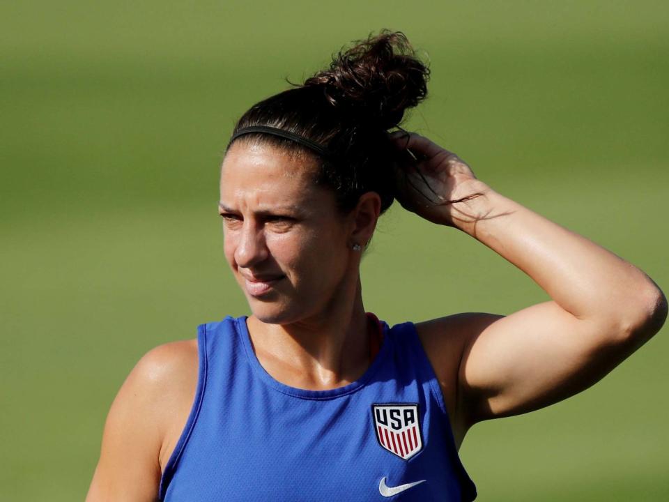Carli Lloyd maintains her desire to play in the NFL: REUTERS