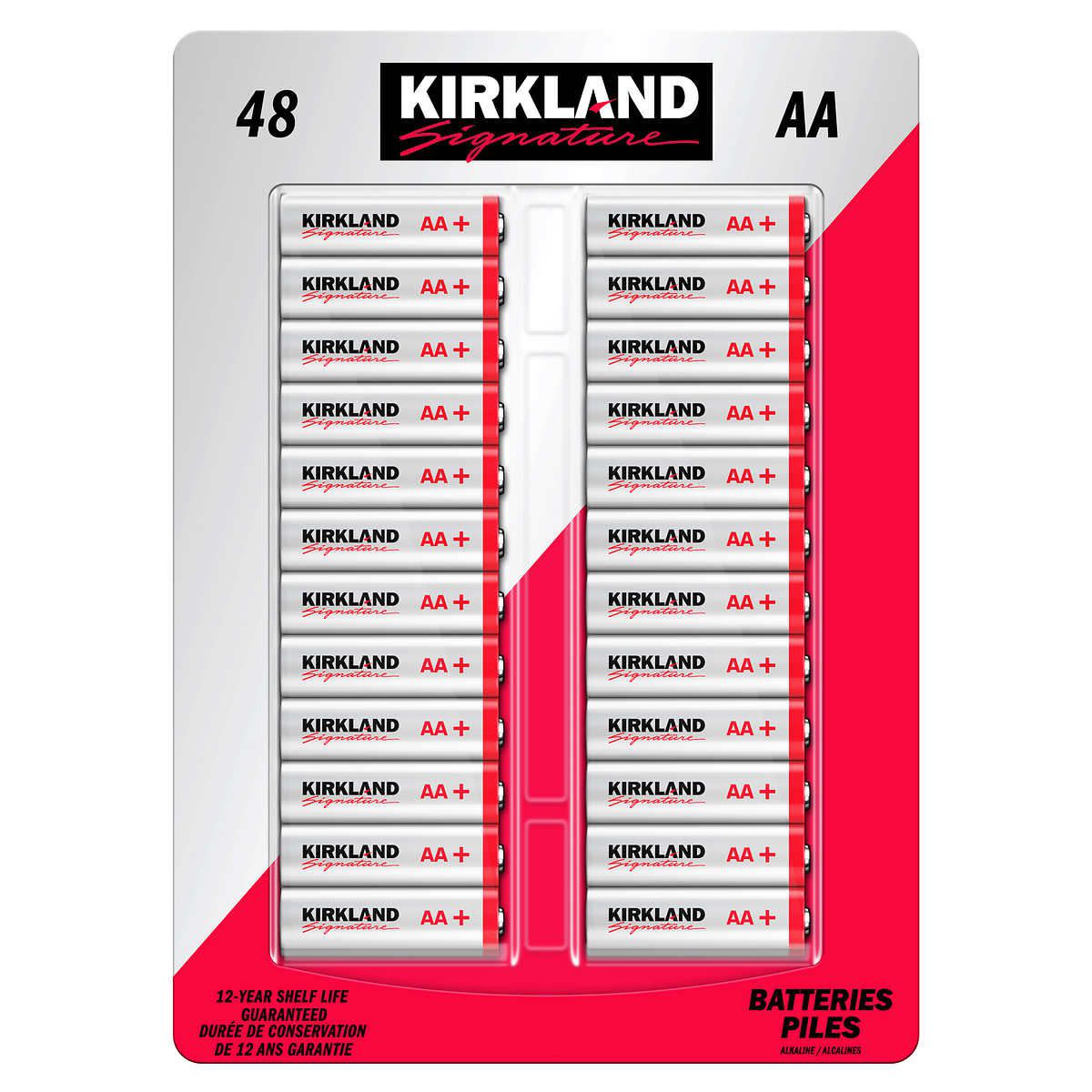 Costco Kirkland Signature AA Batteries