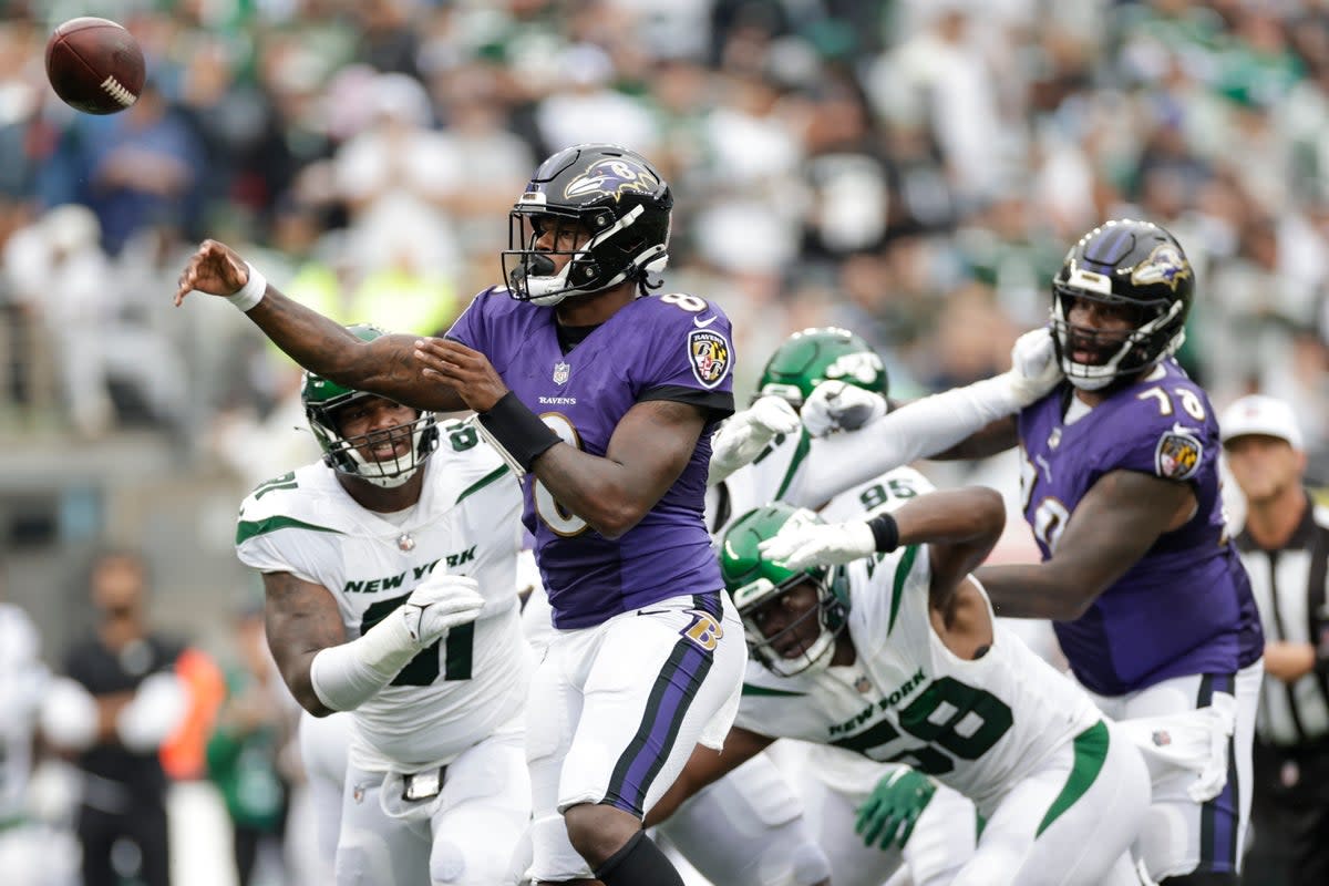 DEP-NFL JETS-RAVENS (AP)