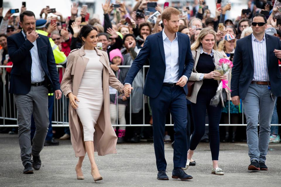 Herzogin Meghan und Prinz Harry in Neuseeland (Bild: AFP)