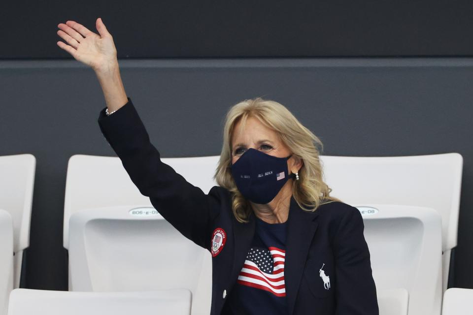 Dr Biden attends Olympic events in Tokyo (Getty Images)