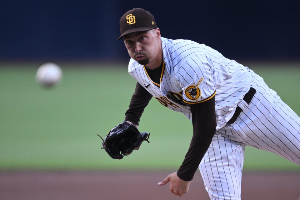 Padres starter Blake Snell (2.67 ERA in 20 starts) is a free agent after the 2023 season.
