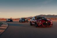 <p>So, yes, Ford has launched the latest salvo in this power war with <a rel="nofollow noopener" href="https://www.caranddriver.com/ford/mustang-shelby-gt500" target="_blank" data-ylk="slk:the 2020 Shelby GT500;elm:context_link;itc:0;sec:content-canvas" class="link ">the 2020 Shelby GT500</a>. It is what longtime Mustang designer Melvin Betancourt describes as the model line’s “holy shit” car. Holy shit indeed.</p>
