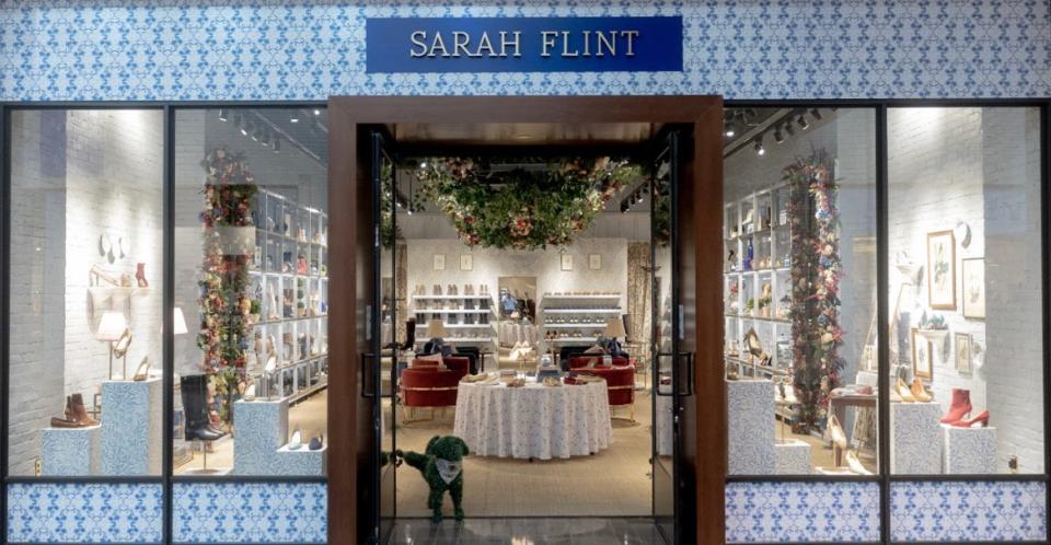 Sarah Flint's storefront at The Mall at Green Hills.