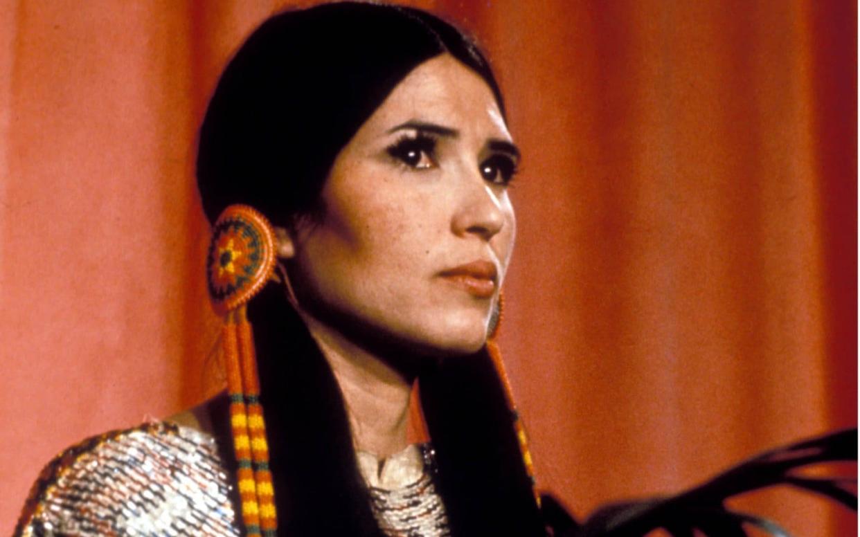 Sacheen Littlefeather at the 1973 Oscars ceremony - Globe Photos/Shutterstock