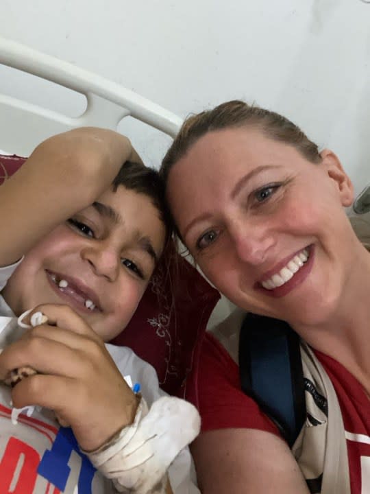 Portland nurse Monica Johnston volunteered at a hospital in Gaza and returned home on May 18, 2024. (Courtesy: Monica Johnston)