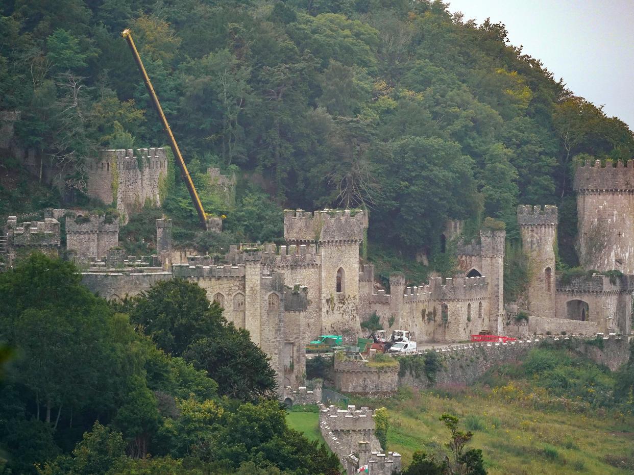 Castell Gwyrch, where 'I'm a Celebrity' is set to be filmed (Getty Images)