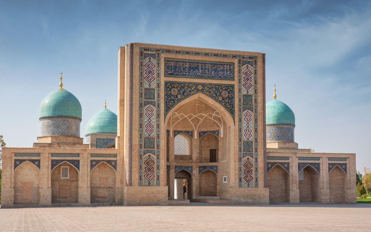 Flights from the UK to Uzbekistan's capital Tashkent take less than seven hours