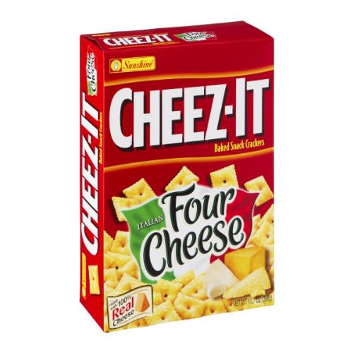 Cheez-It Four Cheese Italian Baked Snack Crackers