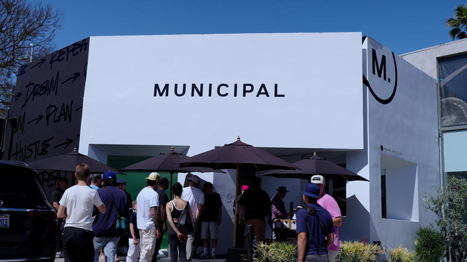 The exterior of the new Municipal store in L.A.