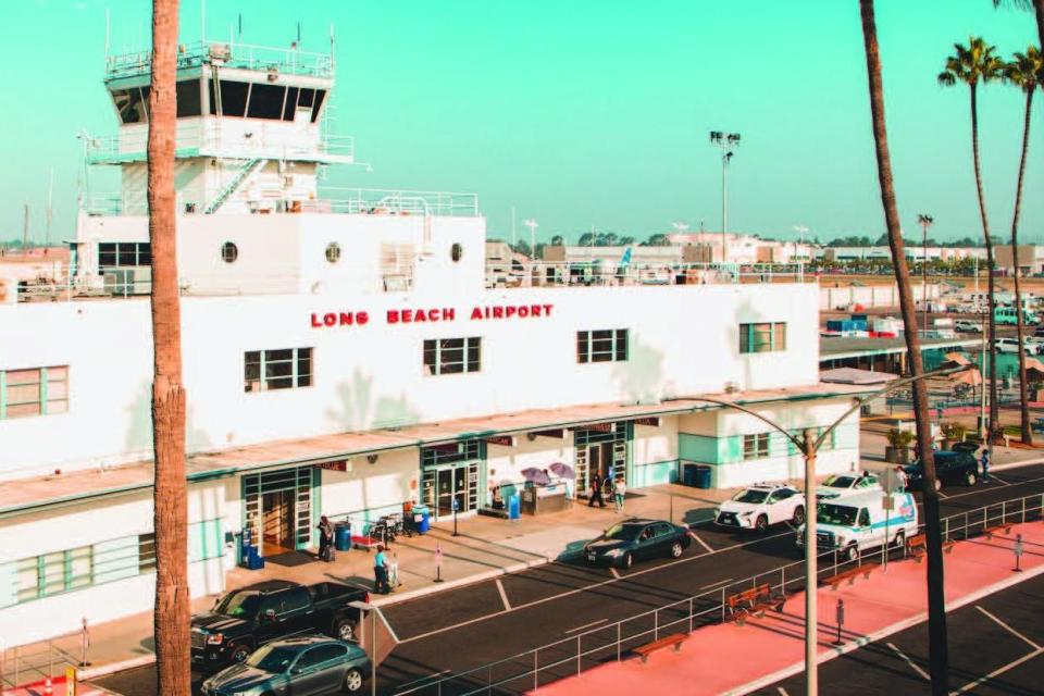 Quick getaway: at 1950s airports such as Long Beach you can escape within minutes: City of Long Beach