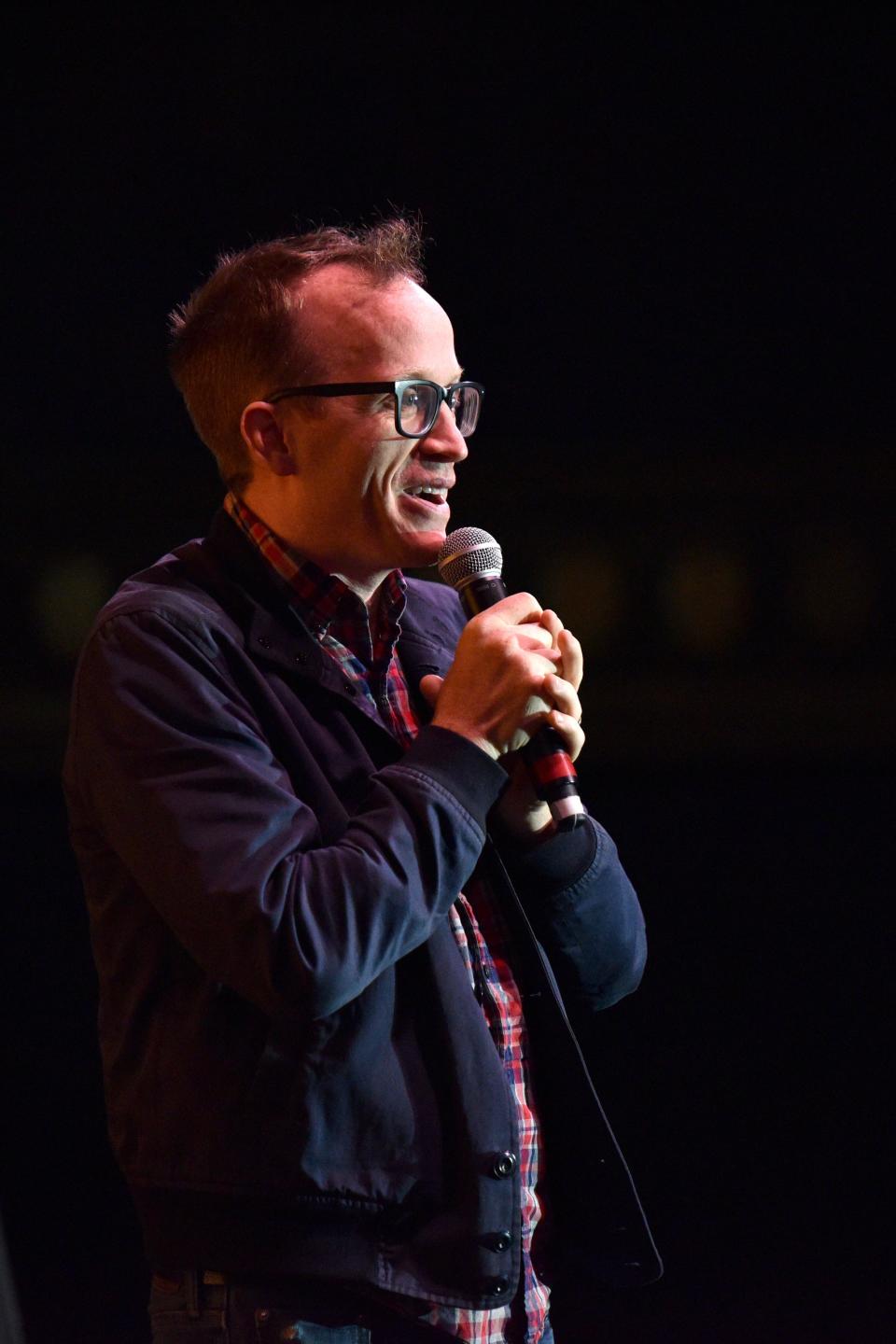 Chris Gethard, shown performing in New York in 2018, comes to Cats Luck Vegan on Friday.